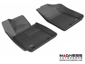 Hyundai Veloster Floor Mats (Set of 2) - Front - Black by 3D MAXpider